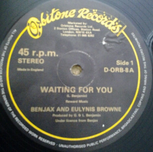 Benjax And Eulynis Browne - Waiting For You / Itching Sensation | Orbitone Records (D-ORB 8) - main Benjax And Eulynis Browne - Waiting For You / Itching Sensation | Orbitone Records (D-ORB 8) - main