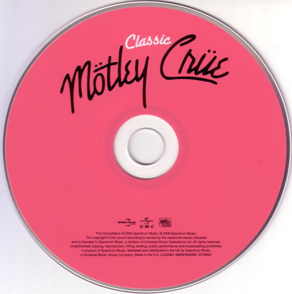 Mötley Crüe - Classic Mötley Crüe CD | Spectrum Music (5316865) - 3