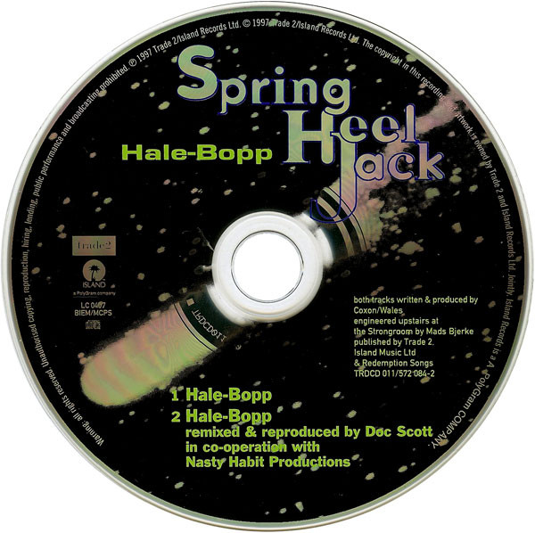 Spring Heel Jack - Hale-Bopp | Trade 2 (TRDCD 011) - 3