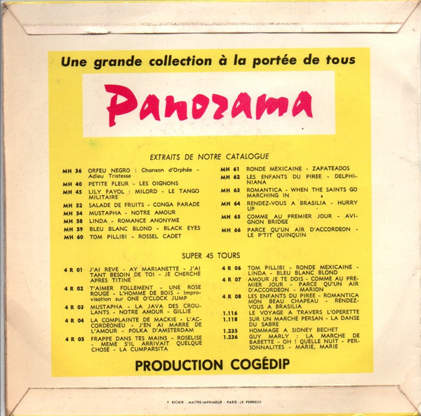 Guy Marly - Mon Beau Chapeau / I've Good Tobacco | Panorama (MH 67) - 2