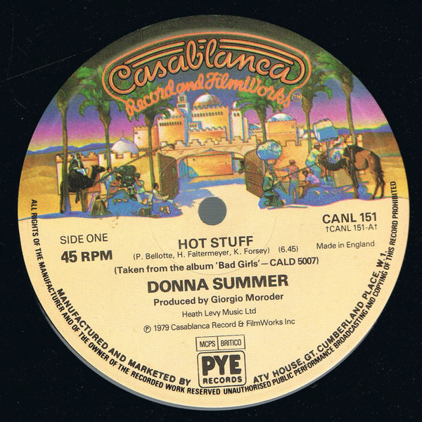 Donna Summer - Hot Stuff | Casablanca (CANL 151) - main Donna Summer - Hot Stuff | Casablanca (CANL 151) - main