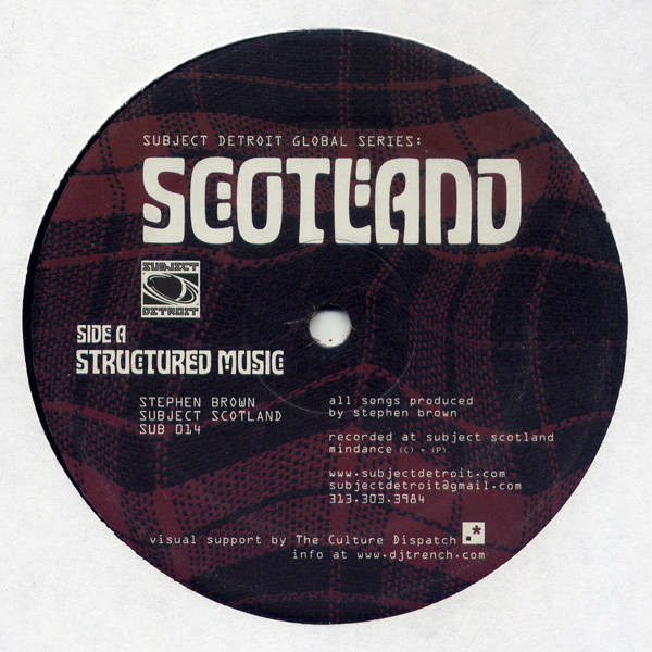 Stephen Brown - Subject Scotland | Subject Detroit (SUB 014) - main
