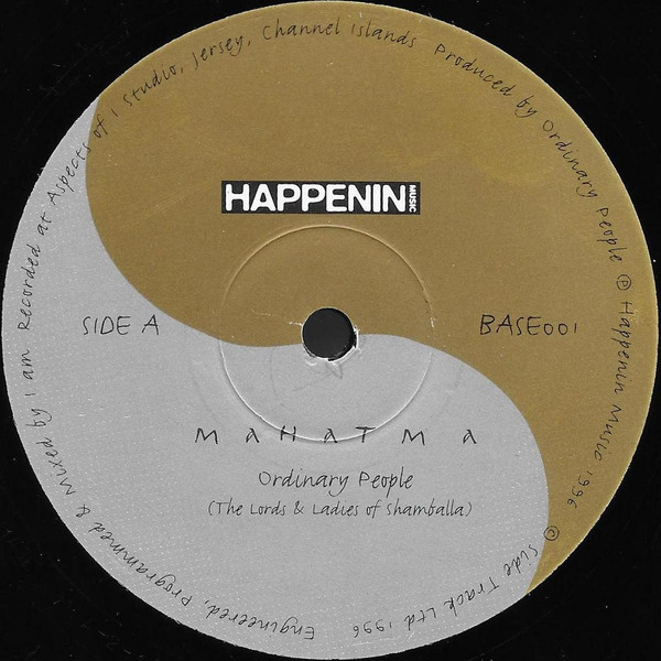 Ordinary People - Mahatma | Happenin Music (BASE001) - 3
