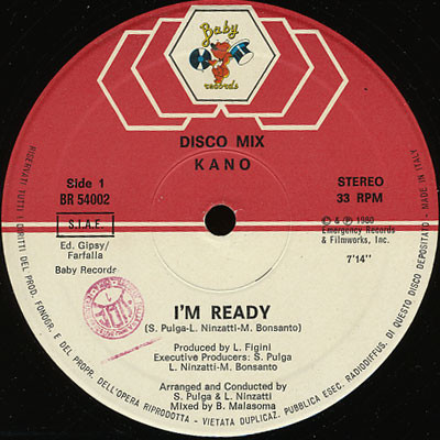 Kano - I'm Ready / Holly Dolly | Baby Records (BR 54002) - 2 Kano - I'm Ready / Holly Dolly | Baby Records (BR 54002) - 2