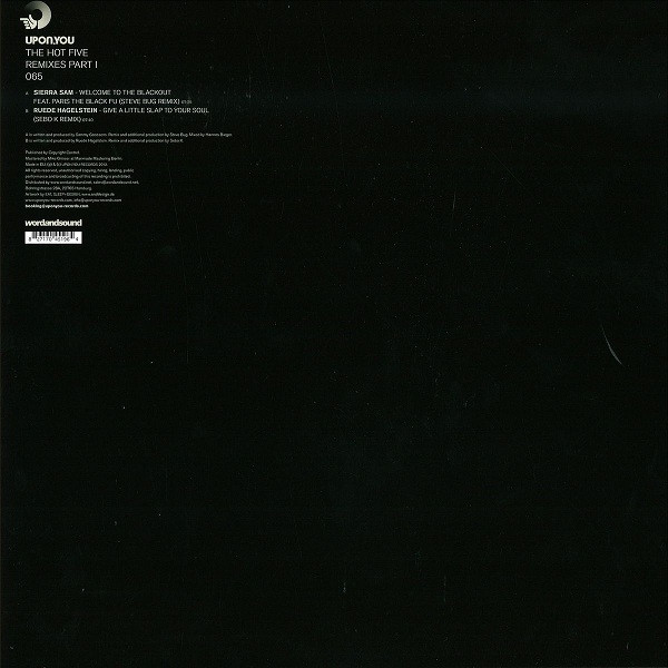 Sierra Sam & Ruede Hagelstein - The Hot Five Remixes Part I | Upon.You (UY065) - 2 Sierra Sam & Ruede Hagelstein - The Hot Five Remixes Part I | Upon.You (UY065) - 2