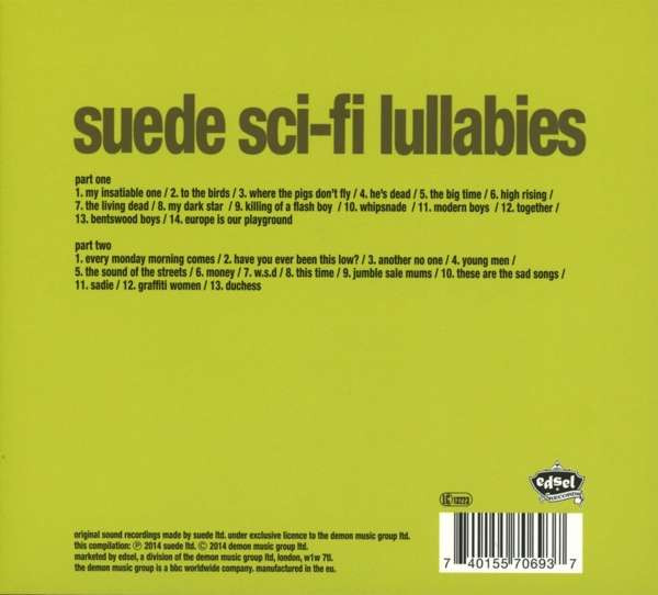 Suede - Sci-Fi Lullabies | Edsel Records (EDSK 7069) - 2 Suede - Sci-Fi Lullabies | Edsel Records (EDSK 7069) - 2