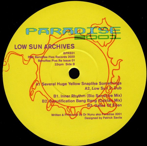 Paradise 3001 - Low Sun Archives | Banoffee Pies (BPRE01) - main Paradise 3001 - Low Sun Archives | Banoffee Pies (BPRE01) - main