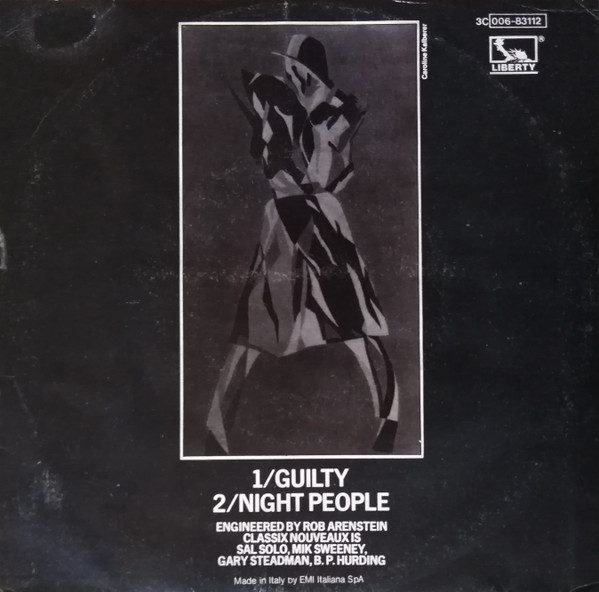Classix Nouveaux - Guilty | Liberty (3C 006-83112) - 2