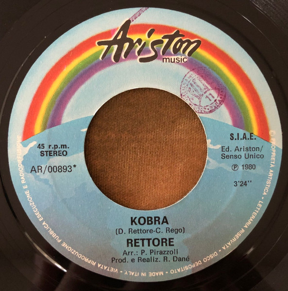 Rettore - Kobra / Delirio | Ariston Music (AR/00893) - 3