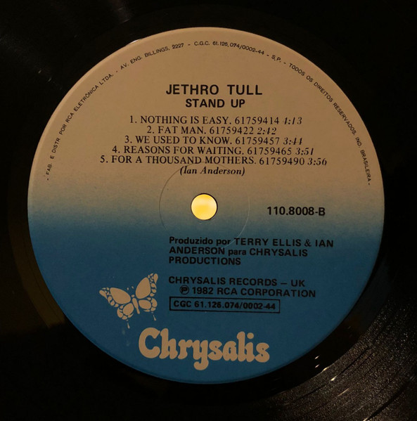 Jethro Tull - Stand Up | Chrysalis (110.8008) - 4