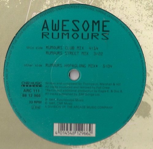 Awesome - Rumours | CNR Music (8812966) - main