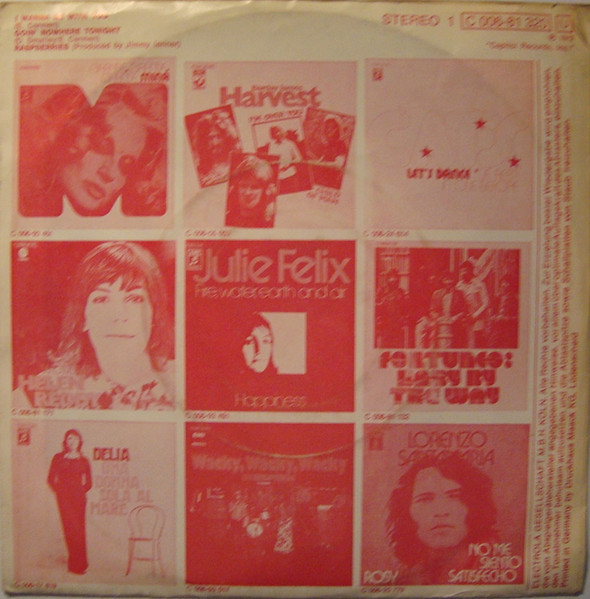 Raspberries - I Wanna Be With You / Goin' Nowhere Tonight | Capitol Records (1C 006-81 320) - 2