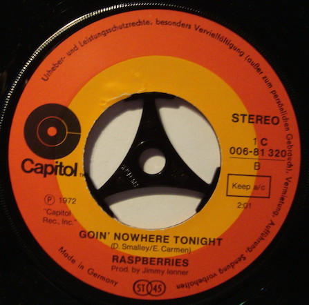 Raspberries - I Wanna Be With You / Goin' Nowhere Tonight | Capitol Records (1C 006-81 320) - 4
