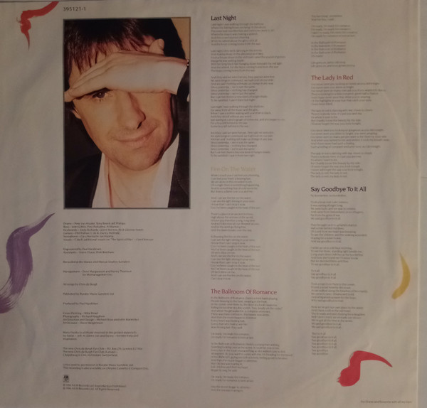 Chris de Burgh - Into The Light | A&M Records (LP395121-1) - 3