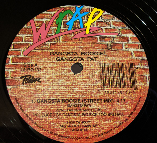 Gangsta Pat - Gangsta Boogie | Wrap Records (12-PO133) - main Gangsta Pat - Gangsta Boogie | Wrap Records (12-PO133) - main