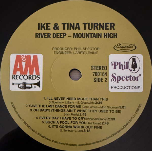 Ike & Tina Turner - River Deep - Mountain High | A&M Records (700164) - 4 Ike & Tina Turner - River Deep - Mountain High | A&M Records (700164) - 4