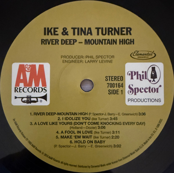 Ike & Tina Turner - River Deep - Mountain High | A&M Records (700164) - 3 Ike & Tina Turner - River Deep - Mountain High | A&M Records (700164) - 3