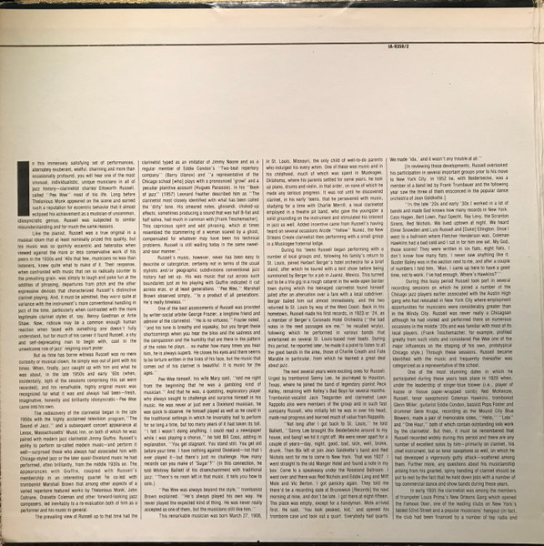 Pee Wee Russell / George Wein & The Newport All-Stars - Salute To Newport: Featuring Pee Wee Russell | ABC Impulse! (IA-9359/2) - 2