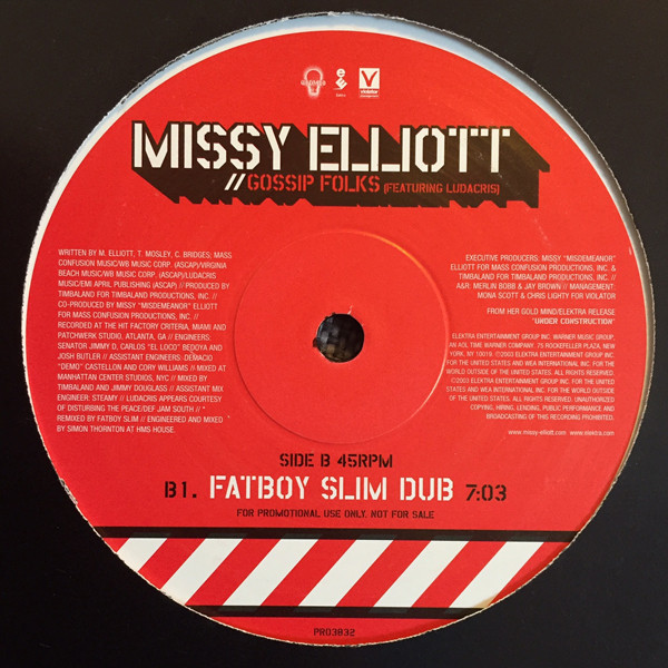 Missy Elliott - Gossip Folks | Elektra (PRO3832) - 2