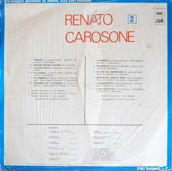 Renato Carosone - Renato Carosone 2 | Pathé (3C 048-17313 M) - 2 Renato Carosone - Renato Carosone 2 | Pathé (3C 048-17313 M) - 2