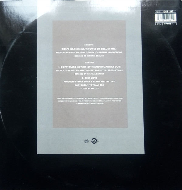 Dee Lewis - Don't Make Me Wait | Mercury (DEE 212) - 2
