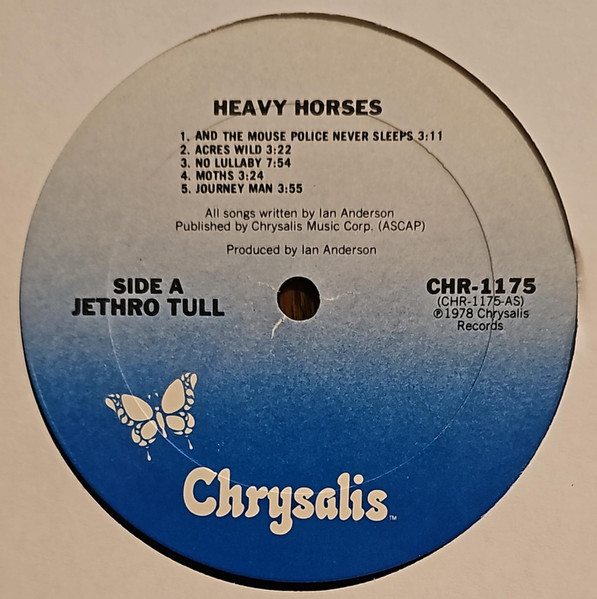 Jethro Tull - Heavy Horses | Chrysalis (CHR-1175) - 3 Jethro Tull - Heavy Horses | Chrysalis (CHR-1175) - 3