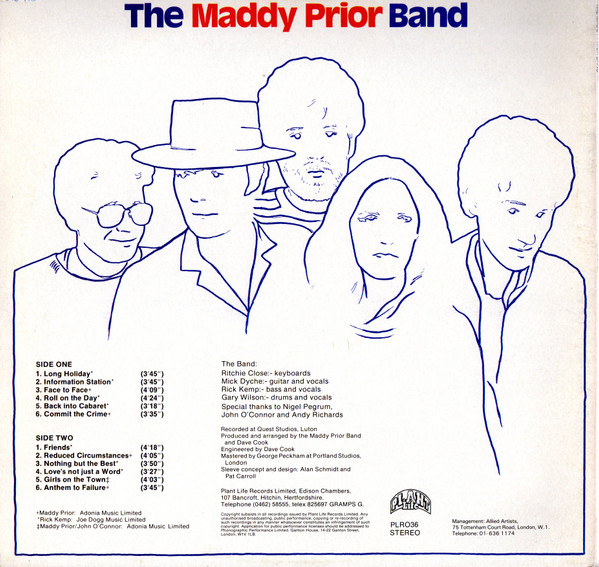 Maddy Prior Band - Hooked On Winning | Plant Life (PLR 036) - 2 Maddy Prior Band - Hooked On Winning | Plant Life (PLR 036) - 2