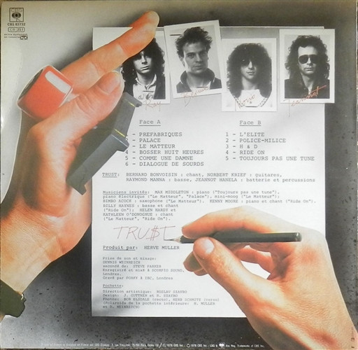 Trust - Trust | CBS (CBS 83732) - 3