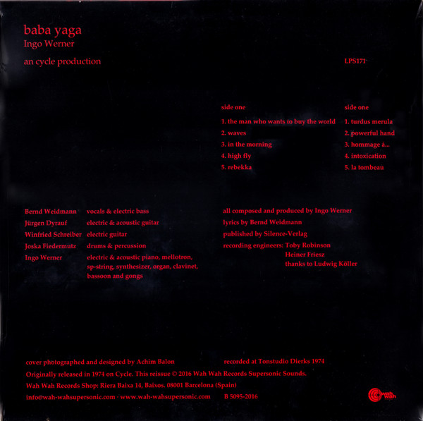 Baba Yaga Featuring Ingo Werner - Baba Yaga | Wah Wah Records (LPS171) - 3 Baba Yaga Featuring Ingo Werner - Baba Yaga | Wah Wah Records (LPS171) - 3