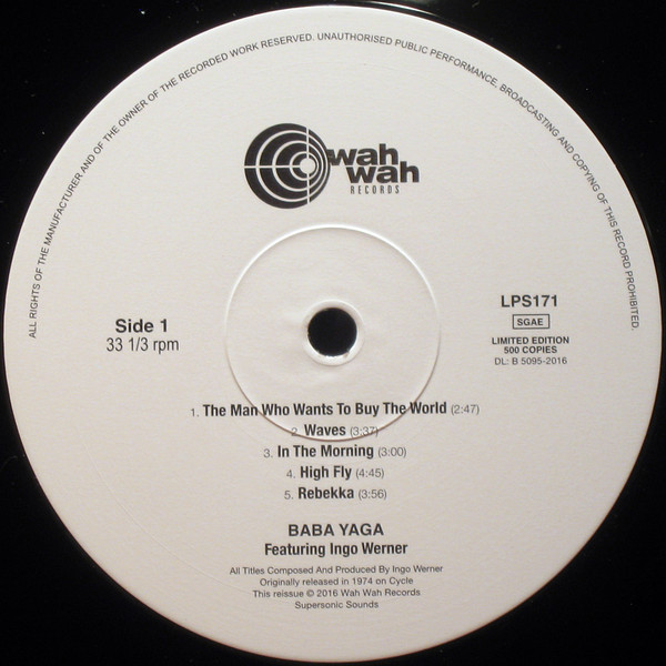 Baba Yaga Featuring Ingo Werner - Baba Yaga | Wah Wah Records (LPS171) - 4 Baba Yaga Featuring Ingo Werner - Baba Yaga | Wah Wah Records (LPS171) - 4