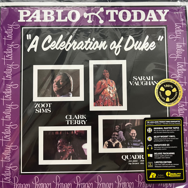Zoot Sims , Sarah Vaughan , Clark Terry , Quadrant - A Celebration Of Duke | Analogue Productions (APJ 162) - main