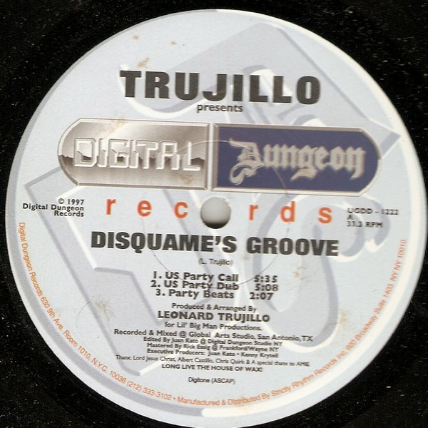 Leonard Trujillo - Disquame's Groove | Digital Dungeon Records (UGDD 1222) - 2 Leonard Trujillo - Disquame's Groove | Digital Dungeon Records (UGDD 1222) - 2