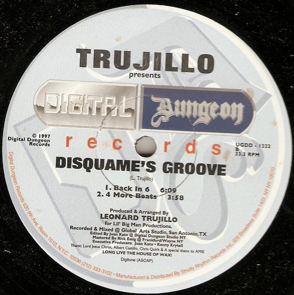Leonard Trujillo - Disquame's Groove | Digital Dungeon Records (UGDD 1222) - 3 Leonard Trujillo - Disquame's Groove | Digital Dungeon Records (UGDD 1222) - 3