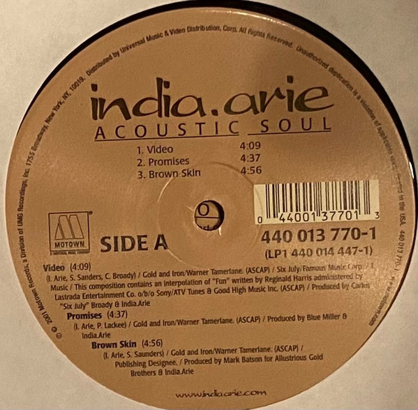 India.Arie - Acoustic Soul | Motown (440 013 770-1) - 4