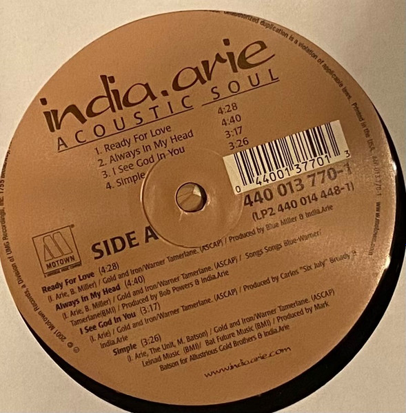 India.Arie - Acoustic Soul | Motown (440 013 770-1) - 2