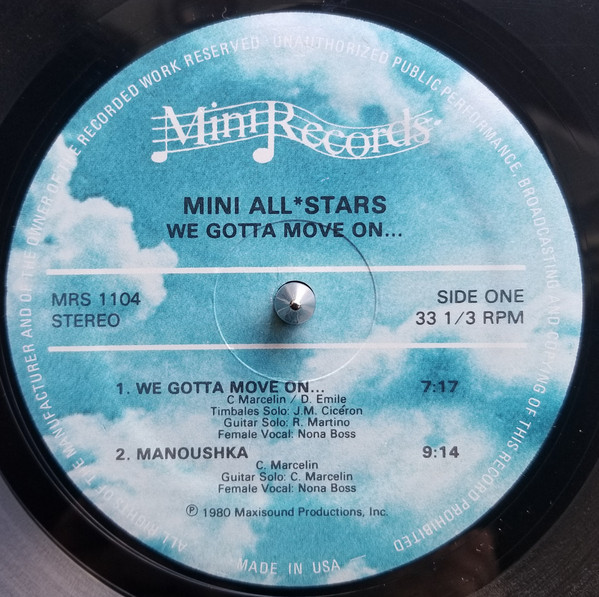 Mini All Stars - We Gotta Move On... | Mini Records (MRS 1104) - 3 Mini All Stars - We Gotta Move On... | Mini Records (MRS 1104) - 3