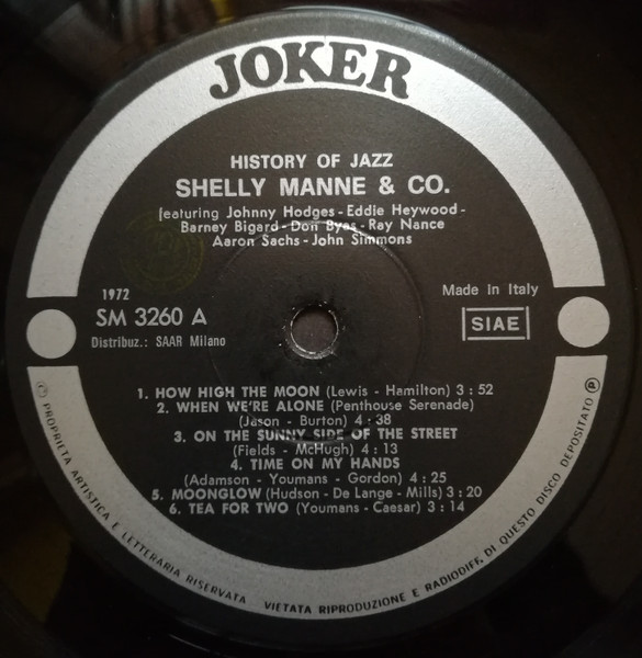 Shelly Manne - Shelly Manne & Co. | Joker (SM 3260) - 3 Shelly Manne - Shelly Manne & Co. | Joker (SM 3260) - 3
