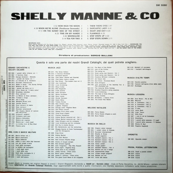 Shelly Manne - Shelly Manne & Co. | Joker (SM 3260) - 2 Shelly Manne - Shelly Manne & Co. | Joker (SM 3260) - 2