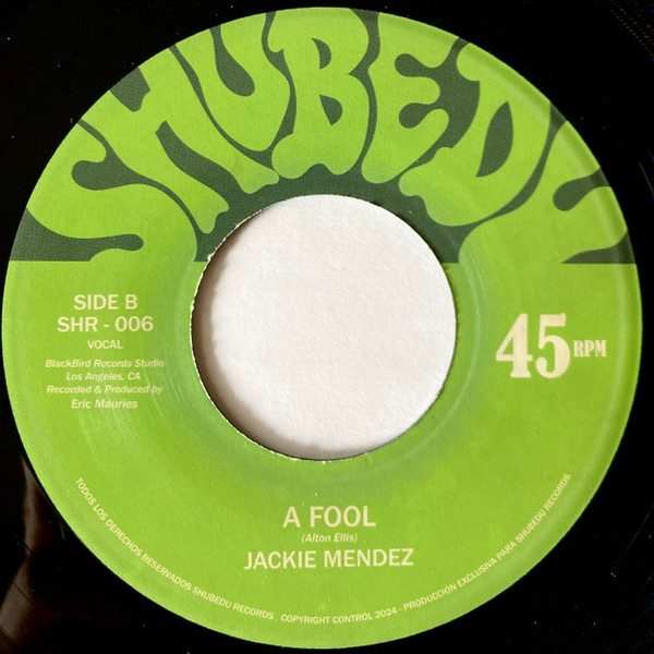 The Steady 45's / Jackie Mendez - We Belong Together / A Fool | ShuBeDu Records (SHR - 006) - 2