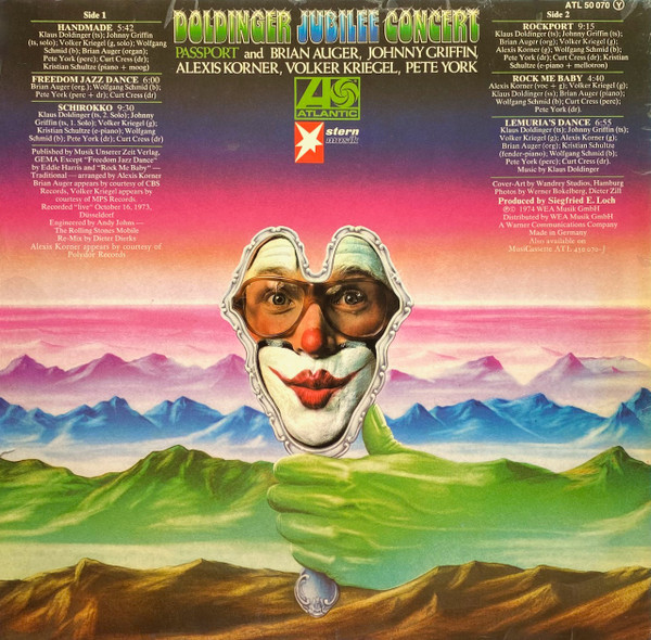 Passport And Brian Auger , Johnny Griffin , Alexis Korner , Volker Kriegel , Pete York - Doldinger Jubilee Concert | Atlantic (ATL 50 070) - 3 Passport And Brian Auger , Johnny Griffin , Alexis Korner , Volker Kriegel , Pete York - Doldinger Jubilee Concert | Atlantic (ATL 50 070) - 3