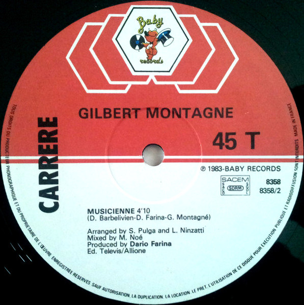 Gilbert Montagné - On Va S'aimer | Baby Records (8358) - 4