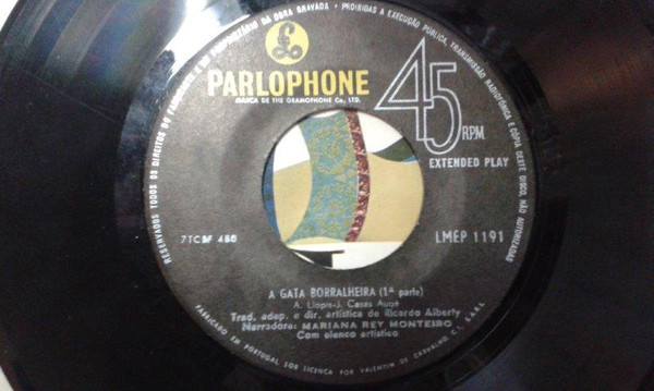 Mariana Rey Monteiro - A Gata Borralheira | Parlophone (LMEP 1191) - 2