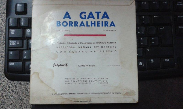 Mariana Rey Monteiro - A Gata Borralheira | Parlophone (LMEP 1191) - 3