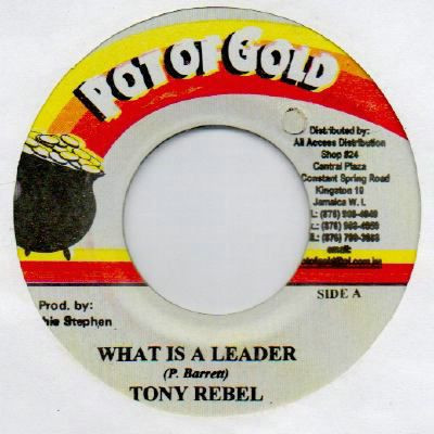 Tony Rebel / Joan Dixon - What Is A Leader / God Is The Answer | Pot Of Gold (none) - main