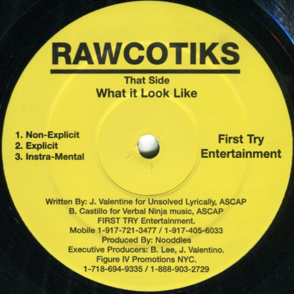 Rawcotiks - Going All Out | First Try Entertainment (RAW-001) - 2