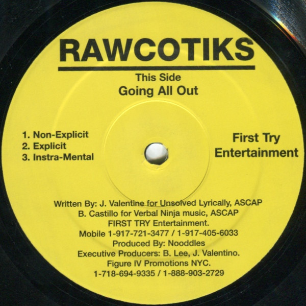 Rawcotiks - Going All Out | First Try Entertainment (RAW-001)