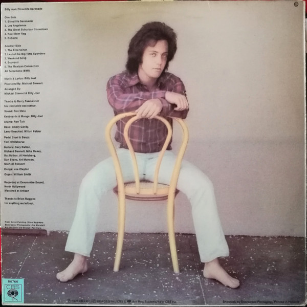 Billy Joel - Streetlife Serenade | CBS (80766) - 2 Billy Joel - Streetlife Serenade | CBS (80766) - 2