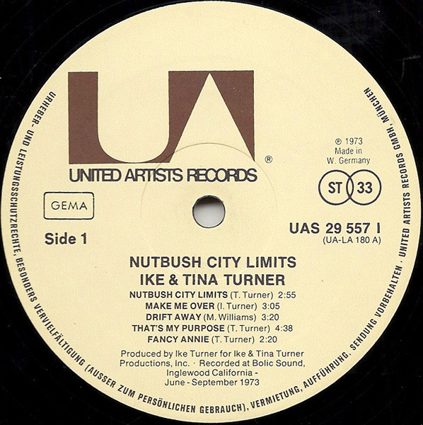 Ike & Tina Turner - Nutbush City Limits | United Artists Records (UAS 29 557 I) - 3 Ike & Tina Turner - Nutbush City Limits | United Artists Records (UAS 29 557 I) - 3