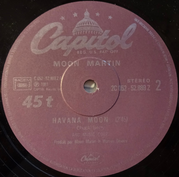 Moon Martin - Bad News | Capitol Records (2C 052-52.889 Z) - 3 Moon Martin - Bad News | Capitol Records (2C 052-52.889 Z) - 3