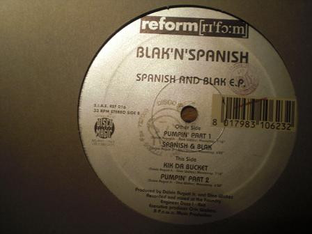 Blak 'N' Spanish - Spanish And Blak E.P. | Reform (REF 016)